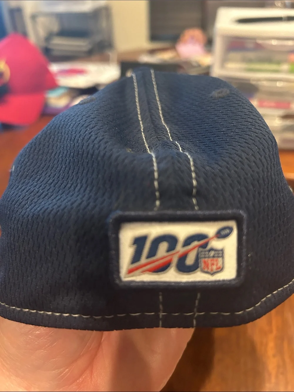Dallas Cowboys Fitted New Era 39Thirty Navy Star Logo Cap S/M NFL